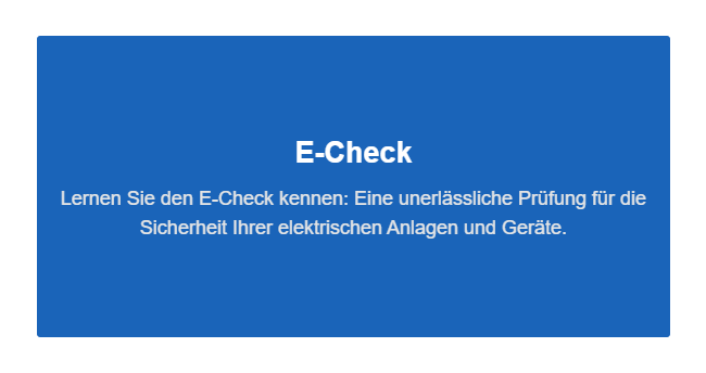 E Check in 77784 Oberharmersbach